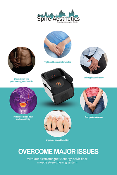 Image of EMS chair to treat Urine leakage Garston from Spire Aesthetics