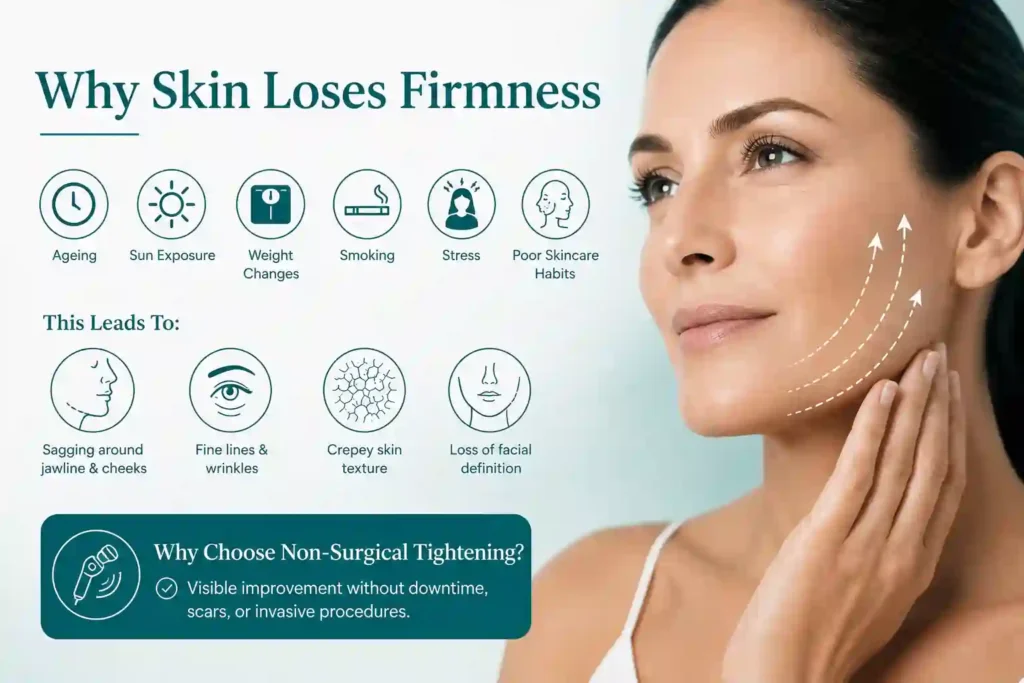 What Makes Skin Lose Firmness and Why Do People Seek Non-Surgical Tightening Garston?